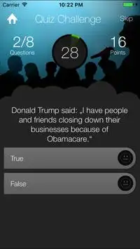 American Quiz for Donald Trump Screen Shot 1