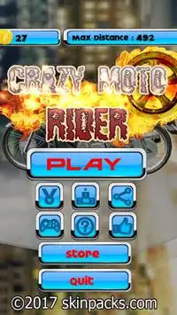 Crazy Moto Rider Screen Shot 19