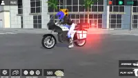 Police Motorcycle Bike Driving Screen Shot 1