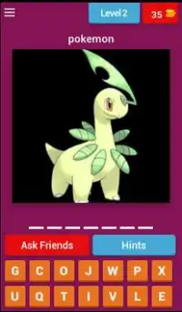 Guess the Pokemon Name Second Generation Screen Shot 1
