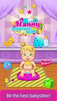 Nanny Daycare Dash: Crazy Babysitter Games Screen Shot 0