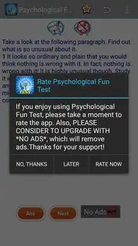 Psychological Fun Test Screen Shot 4