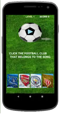 Guess the Football club Song Screen Shot 1