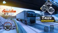 Truck Simulator Euro Snow 2023 Screen Shot 1