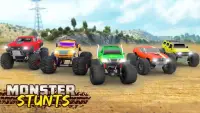 Car Stunts: Monster Truck Game Screen Shot 3