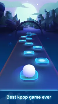 BTS Hop Ball: Dancing Ball Music Tiles Road 3D! Screen Shot 2