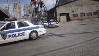 Guida di auto della polizia Screen Shot 1