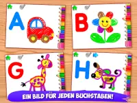 ABC lernen: malen für kinder! Screen Shot 15