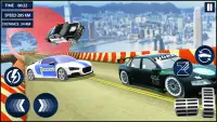 警察の車のゲーム：カースタントゲーム：レースゲーム Screen Shot 0
