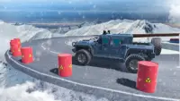 Impossible Police Hummer Car Tracks 3D Screen Shot 5