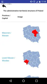 Provinces of Poland - quiz, tests, maps, flags Screen Shot 5