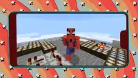 Homem-Aranha Minecraft Jogo Screen Shot 3
