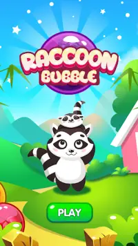 Raccoon Bubble - Zerkleinern & Blase Schießen Screen Shot 0