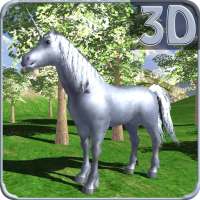 Unicorn Horse Mountain Sim 3D