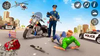 Police Moto Bike Chase Game Screen Shot 0