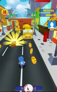 Subway doraemon Runner: 3D doramon, doremon Game Screen Shot 4