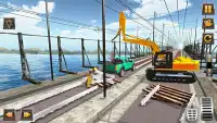 Indian Railway Bridge Builder: Zug Spiele 2017 Screen Shot 4