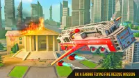 Jeux de Pompier: Robot Pompier Screen Shot 0