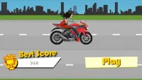 piloto da motocicleta Screen Shot 3