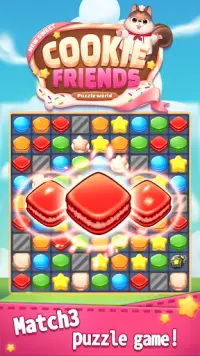 New Sweet Cookie Friends: Puzzle World Screen Shot 0