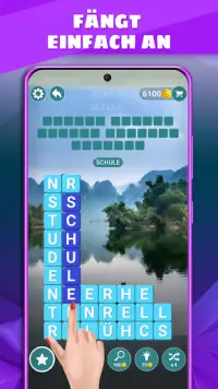 Wort Rätsel - Neue Super Lustiges Wortschatzspiel Screen Shot 0
