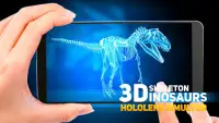 HoloLens Skeleton Dinosaurs 3D PRANK GAME Screen Shot 0
