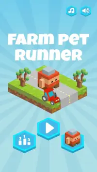 Pet Runner Farm: Classic Endless Runner video game Screen Shot 1