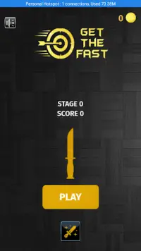 Get The Fast Game - Latest Knife Throwing Game Screen Shot 1