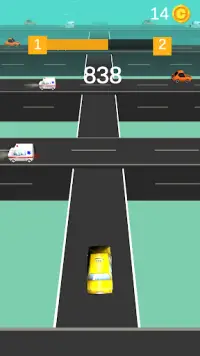 Traffic  run  Taxi  - 3D Traffic Escape Runner Screen Shot 2