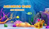 fish aquarium wash: cuidado de mascotas y juego Screen Shot 4