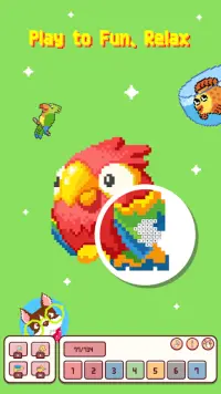 Petly Pixel Artist - Färbung nach Nummer Screen Shot 1