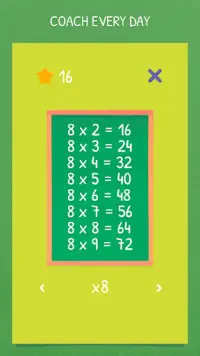 Juegos de multiplicacion - multiplication games Screen Shot 2
