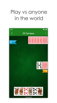 66 Online - Santase Card Game Screen Shot 0