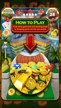 ACE COIN DOZER Beruntung Vegas Screen Shot 1