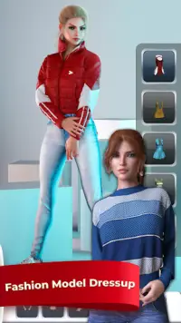 Perfect Makeover: 3D Girl Game Screen Shot 2