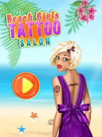 Beach Girls' Tattoo Salon Screen Shot 6