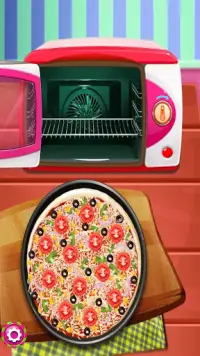Cute Pizza Maker Cooking & Baking Kitchen Game Screen Shot 0
