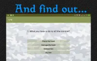 Zombie Quiz Screen Shot 5