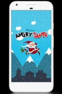 Angry Santa Claus - Running Game Screen Shot 1