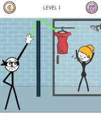 Stickman Thief : Brain Puzzle Screen Shot 8