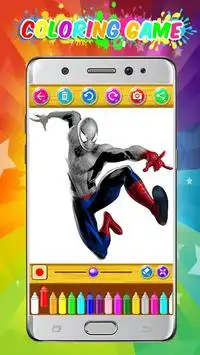 amazing Spider-Man coloring super heroes Screen Shot 2