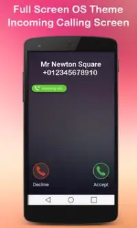 Call Screen OS9 – Phone 6S Screen Shot 1