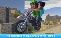 Mr. Blocky Moto Bike Driver SIM Screen Shot 3