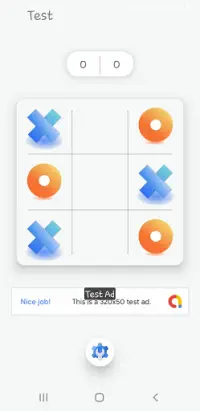 Tic-Tac-Toe Game With AI / Offline Multiplayer Screen Shot 4