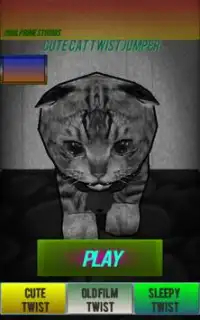 Cute Cat Twist Jumper Screen Shot 2