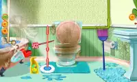 Membersihkan gadis toilet game Screen Shot 6