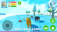 🐯 Winter Tiger Family Simulator 3D Screen Shot 0