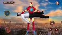 Grand Ninja Super Iron Hero Flying Rescue Mission Screen Shot 2