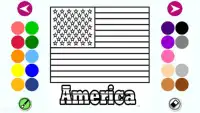 Flag Coloring Pages Screen Shot 3