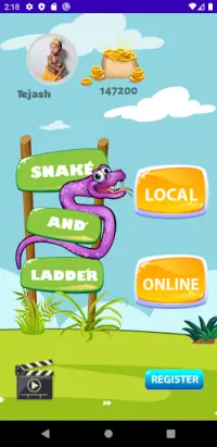 SNAKE AND LADDER Screen Shot 0